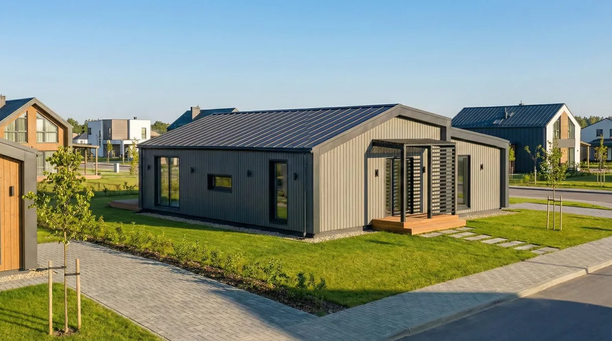 Compact 85 — family house by the lake