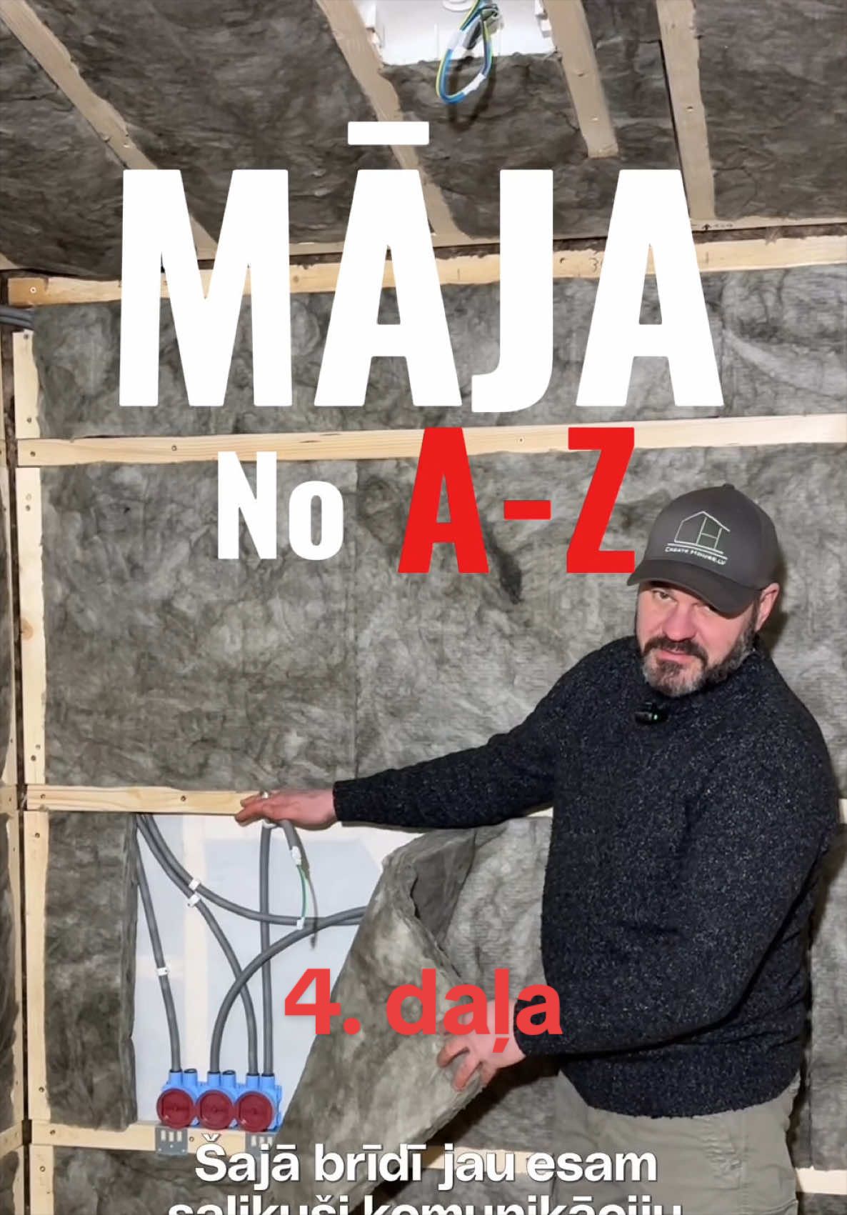 4. daļa, MĀJA no A-Z 🏠 Esam savilkuši komunikāciju latojumu un sākam ...