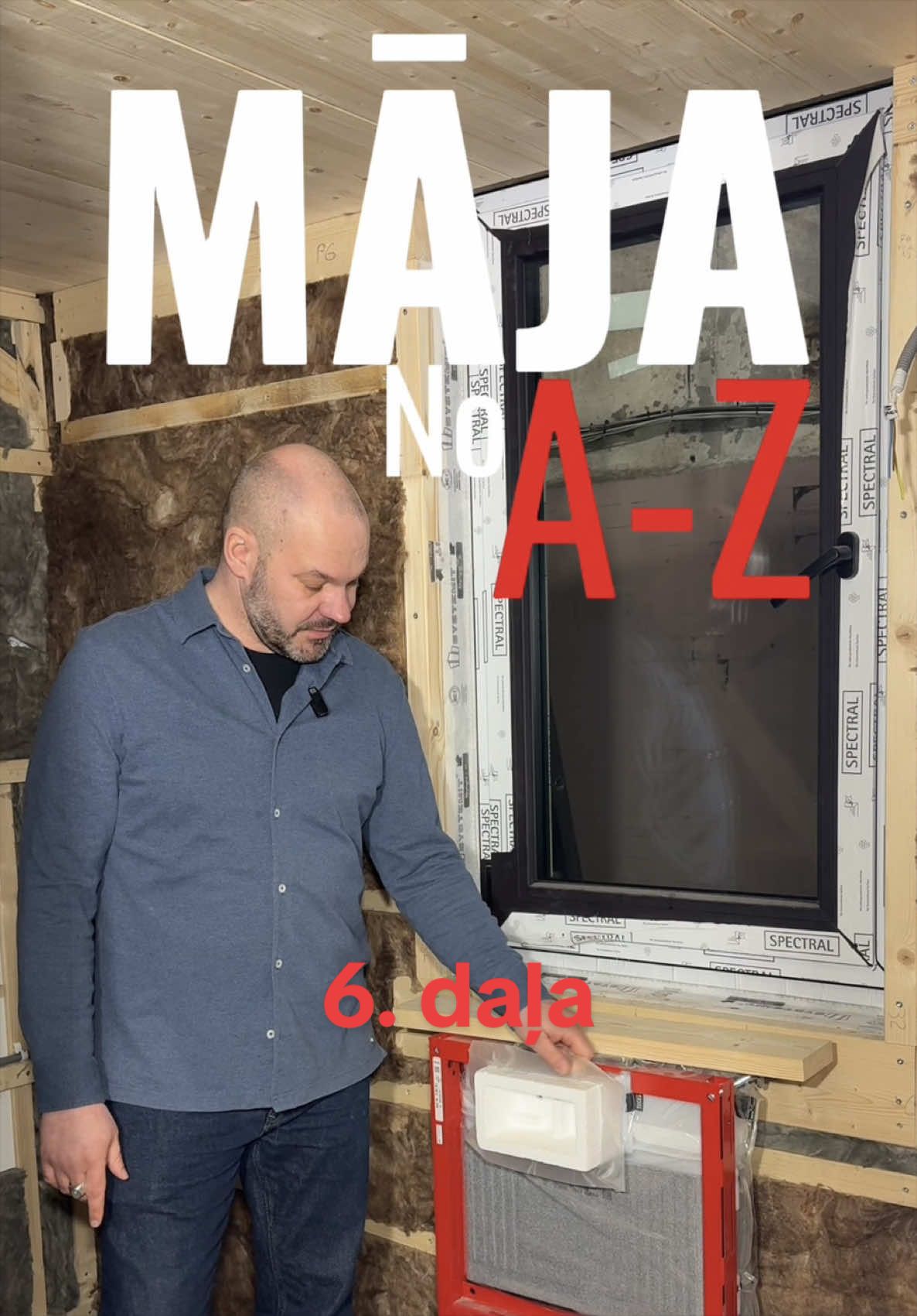 Tā izskatās progress! Visi logi ir ielikti un sienas gandrīz gatavas ...